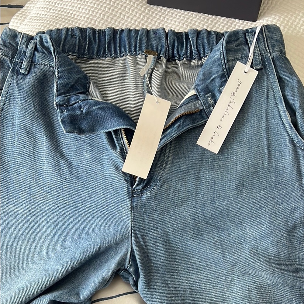 New Young Fabulous & Broke Wide Leg Denim Trouser.